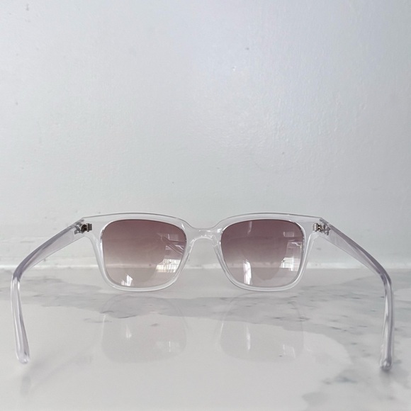 Ray-Ban Transparent Square Unisex Sunglasses Model RB4323 Gradient Lenses​ - Picture 6 of 12